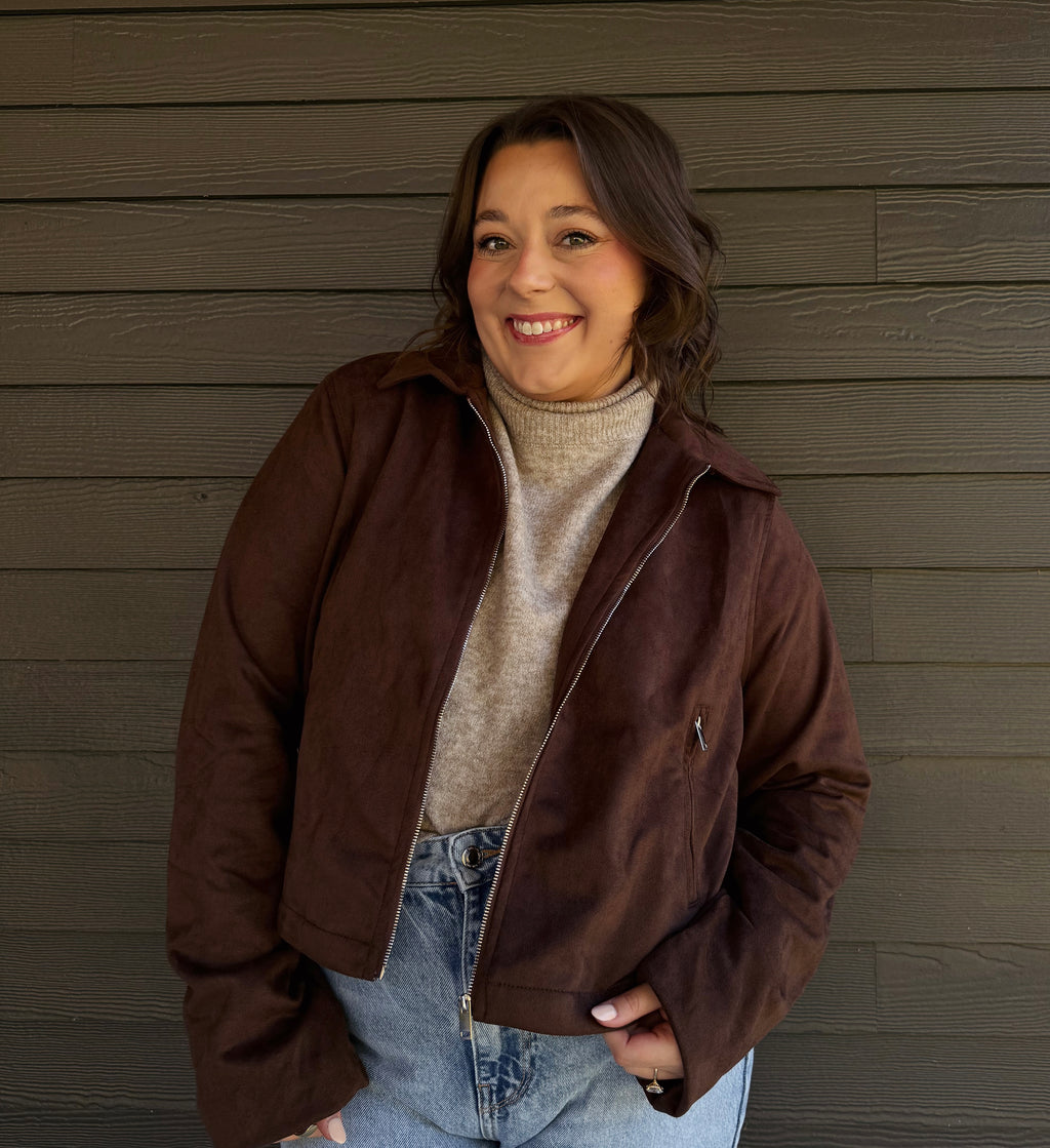 The Oaklyn Suede Jacket
