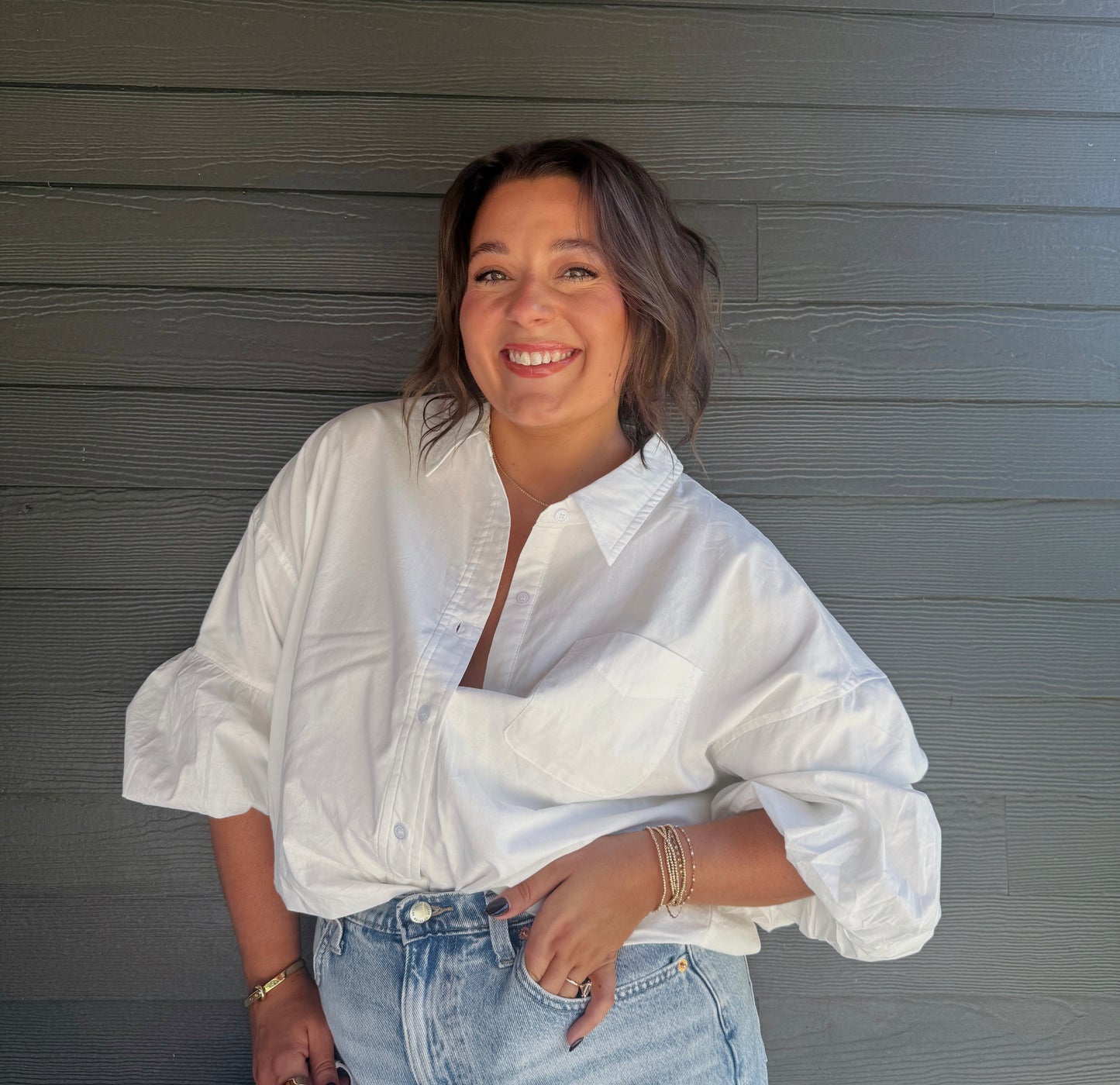 The Essie Button Down Top