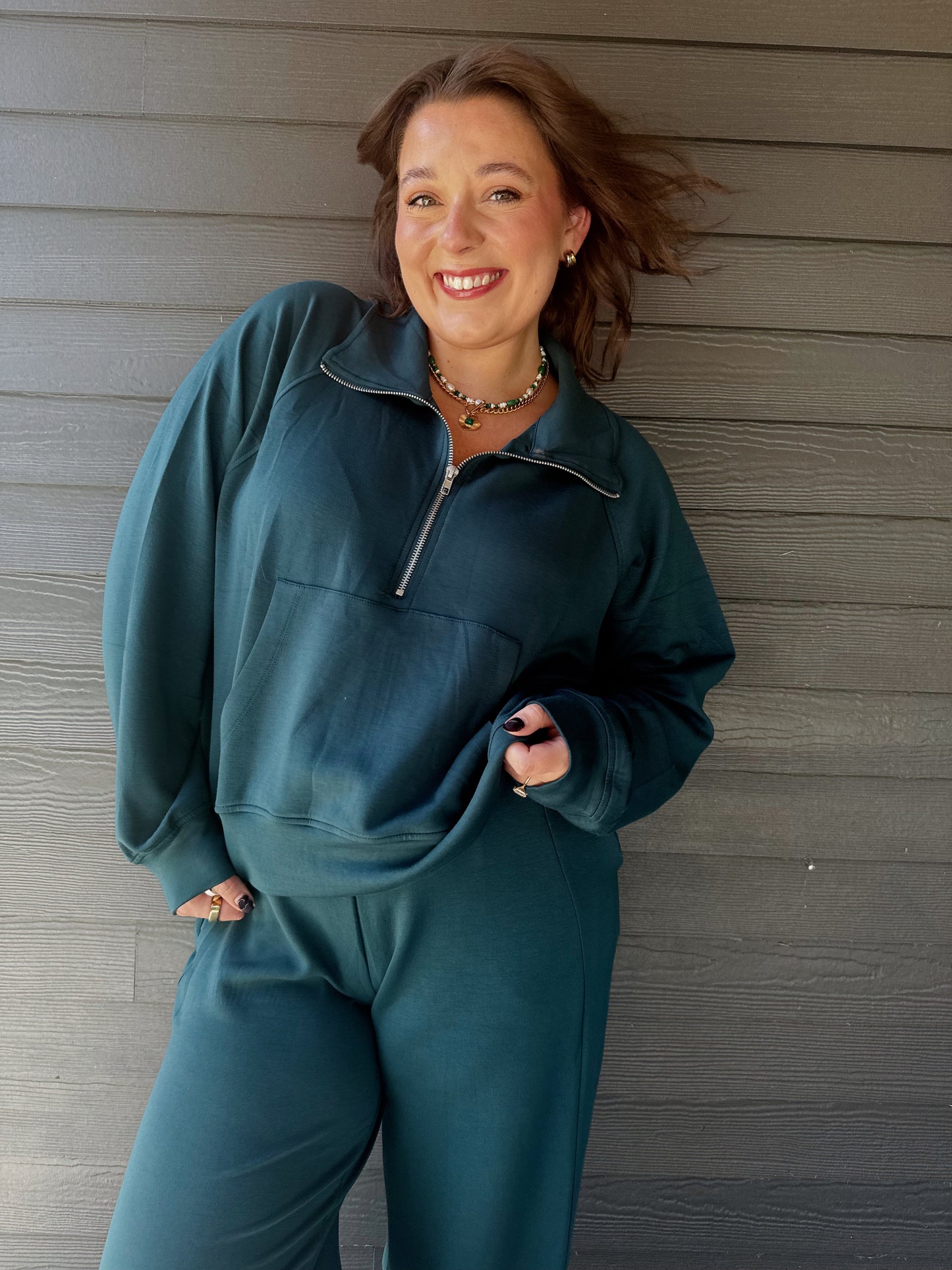 The Hayes Half Zip Sweatshirt