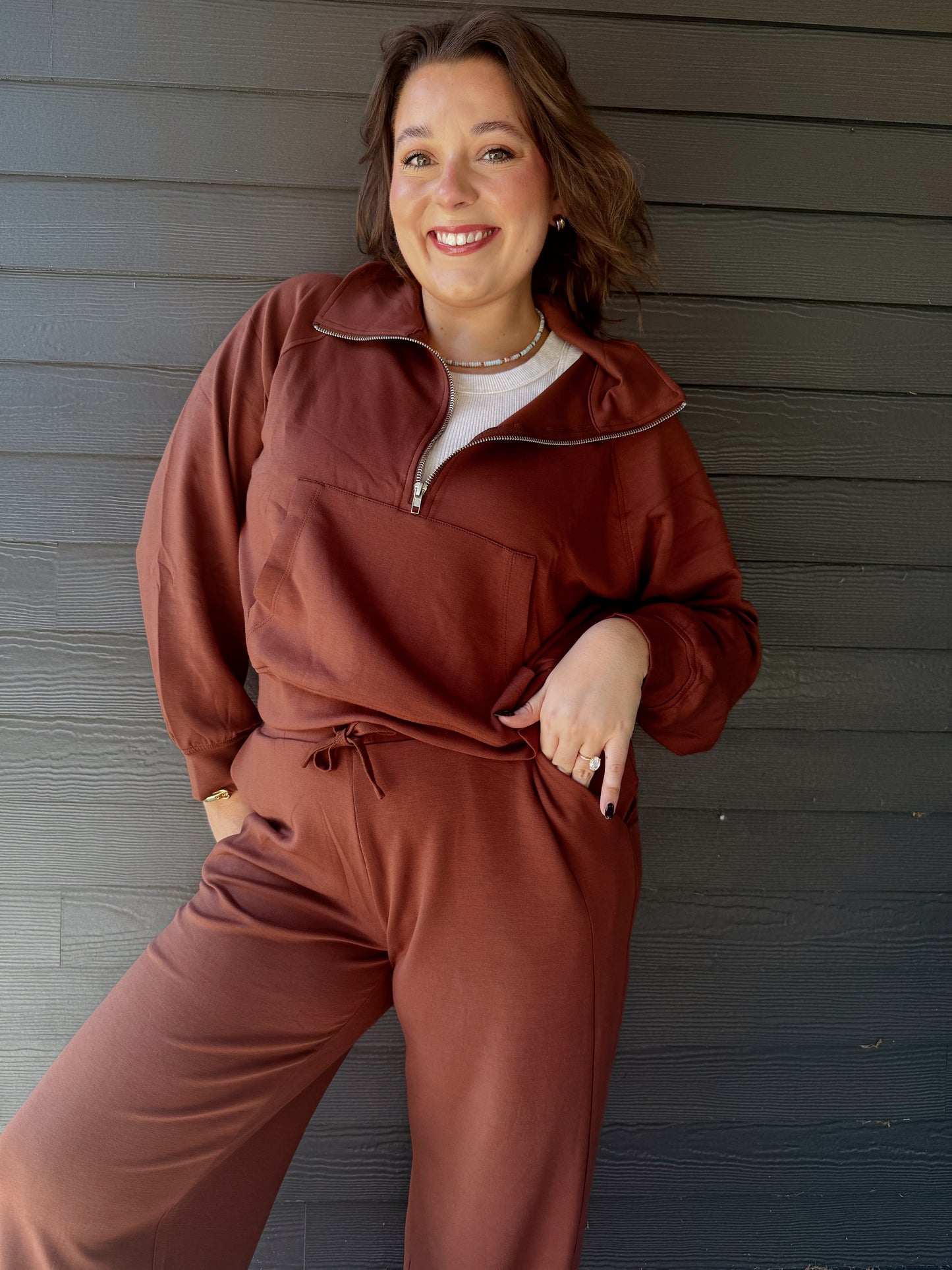 The Hayes Half Zip Sweatshirt