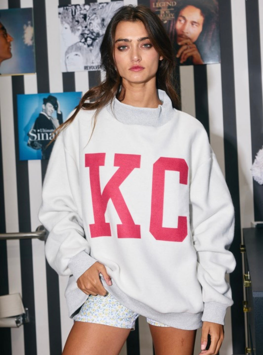 PREORDER-KANSAS CITY Mockneck Sweatshirt