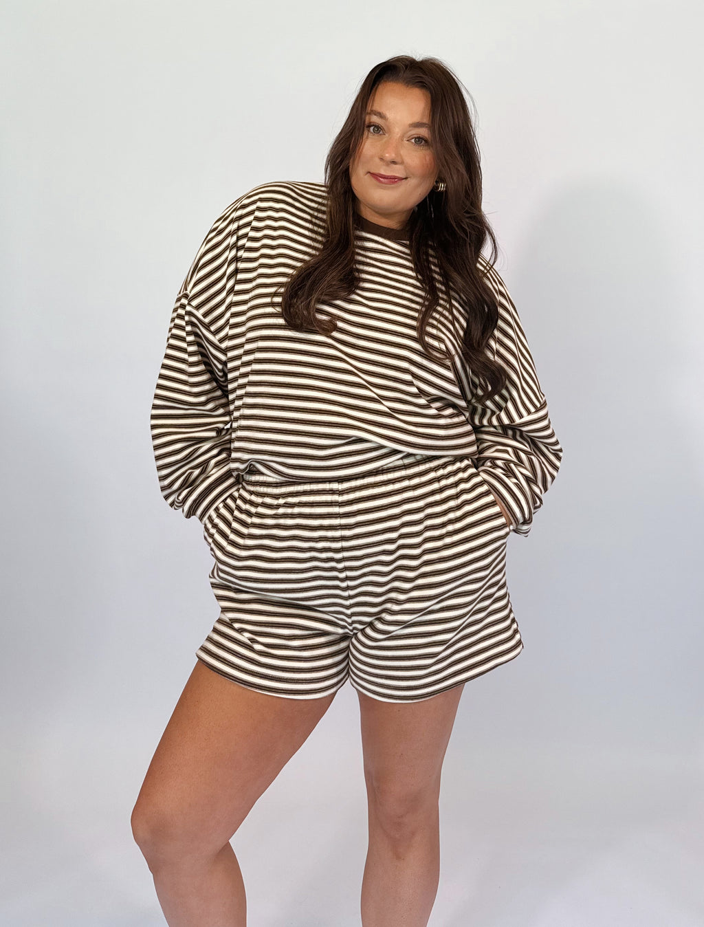 The Toffee Striped Short