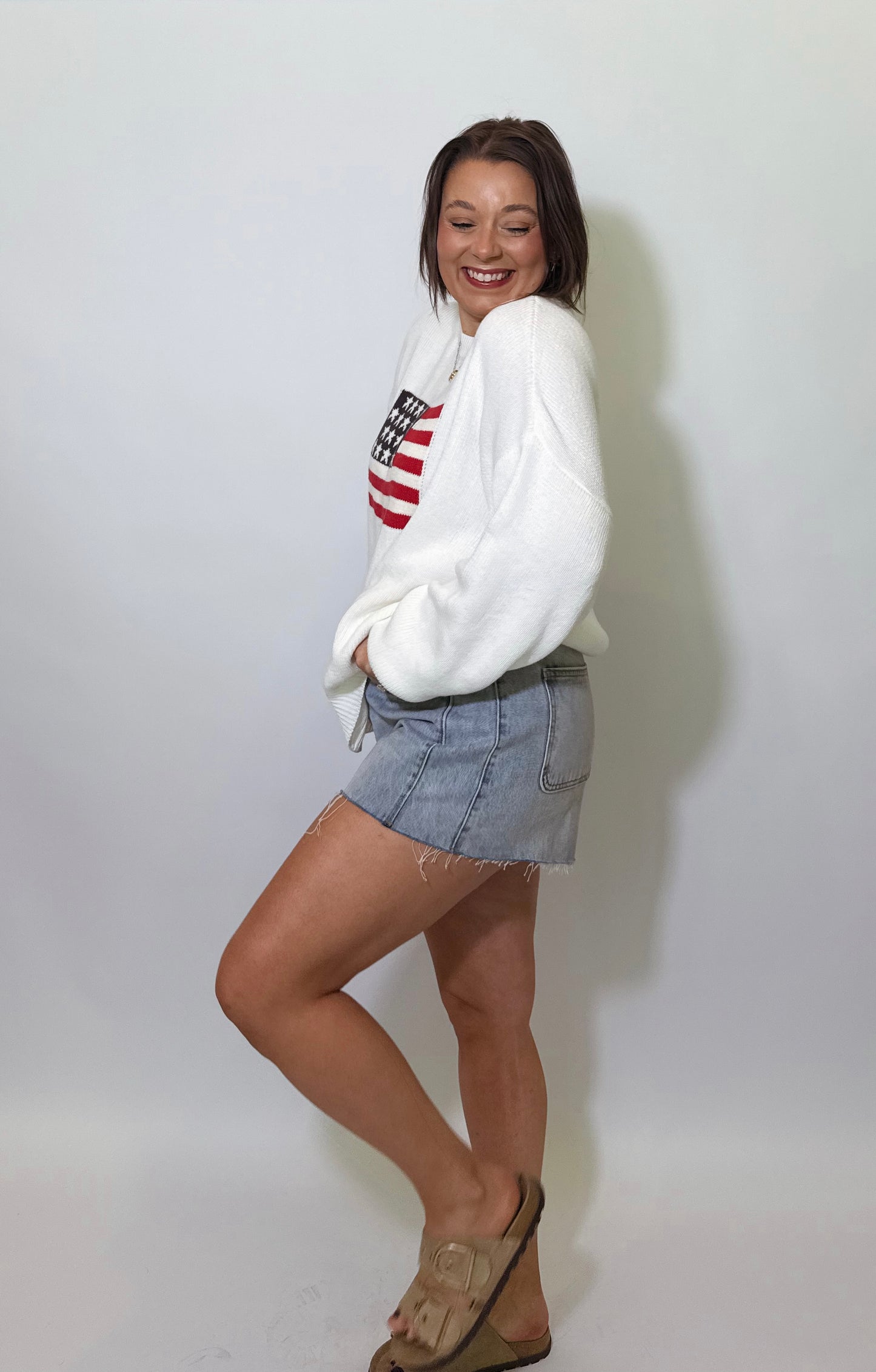 All American Flag Sweater