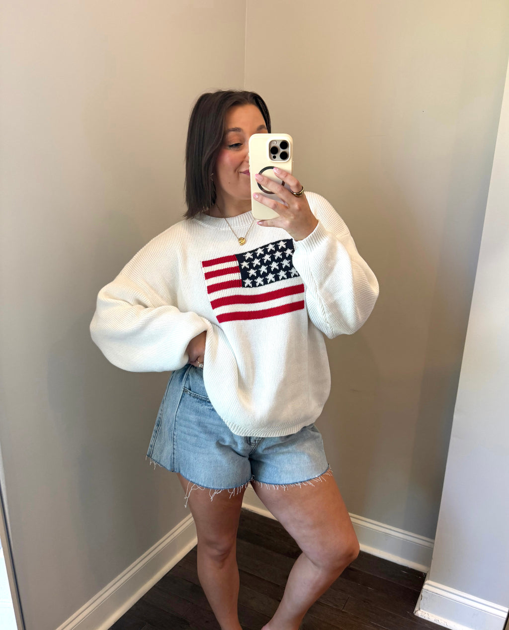All American Flag Sweater