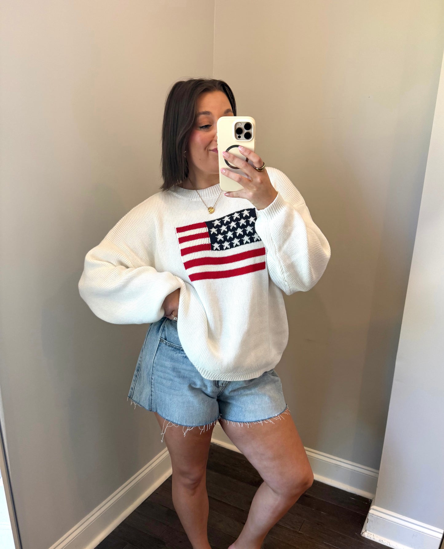 All American Flag Sweater