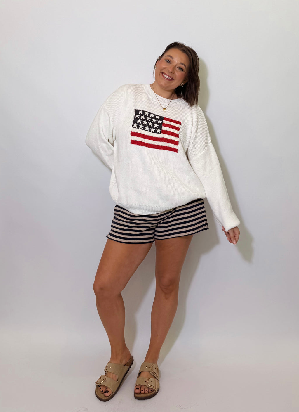 All American Flag Sweater