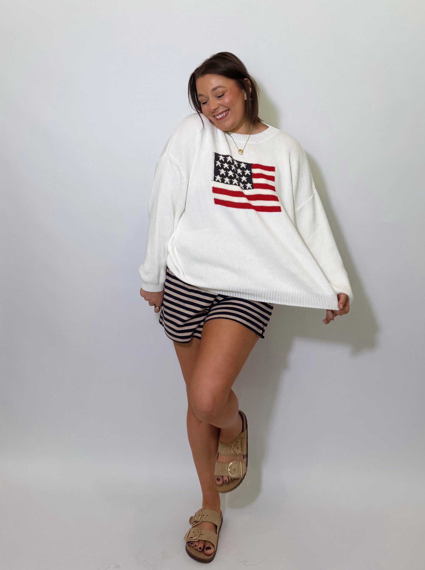 All American Flag Sweater