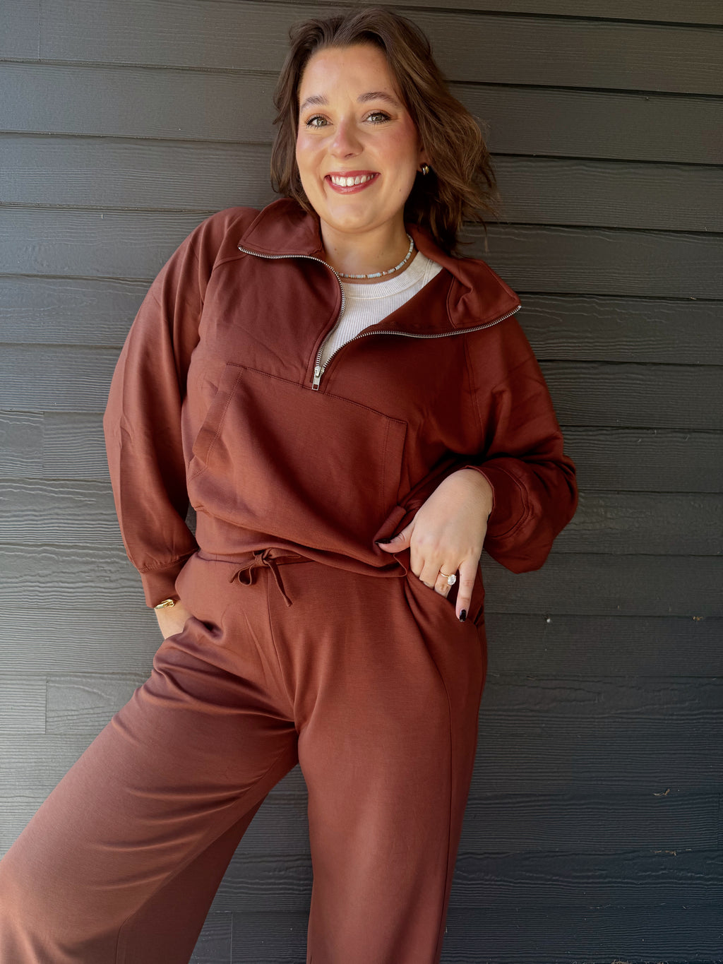 The Hayes Half Zip Sweatshirt