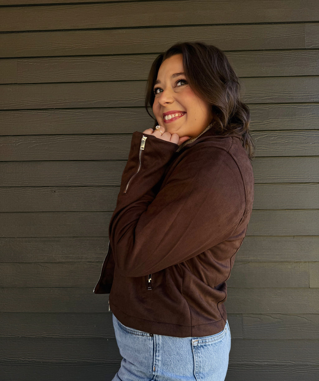 The Oaklyn Suede Jacket