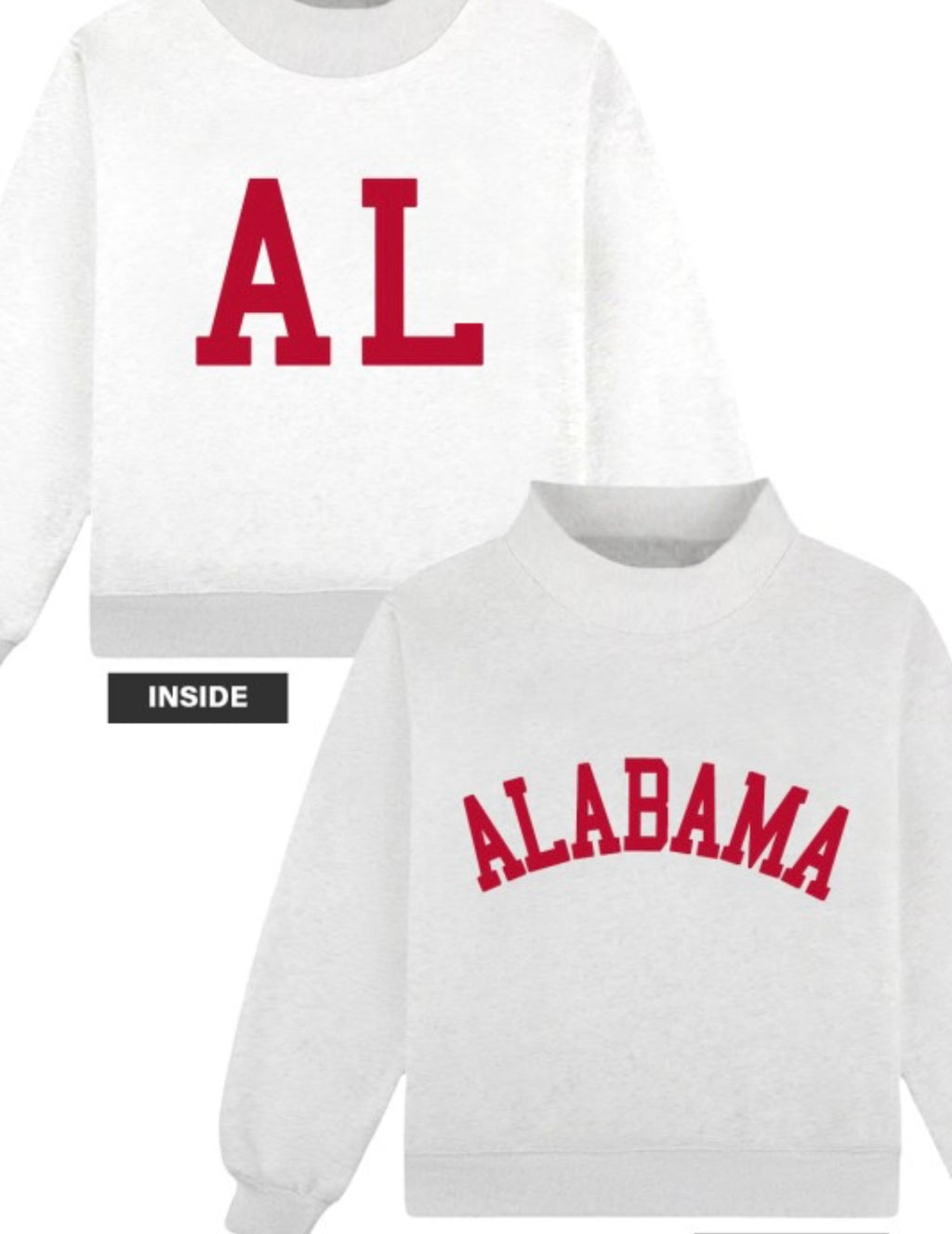 PREORDER- ALABAMA Mockneck Sweatshirt