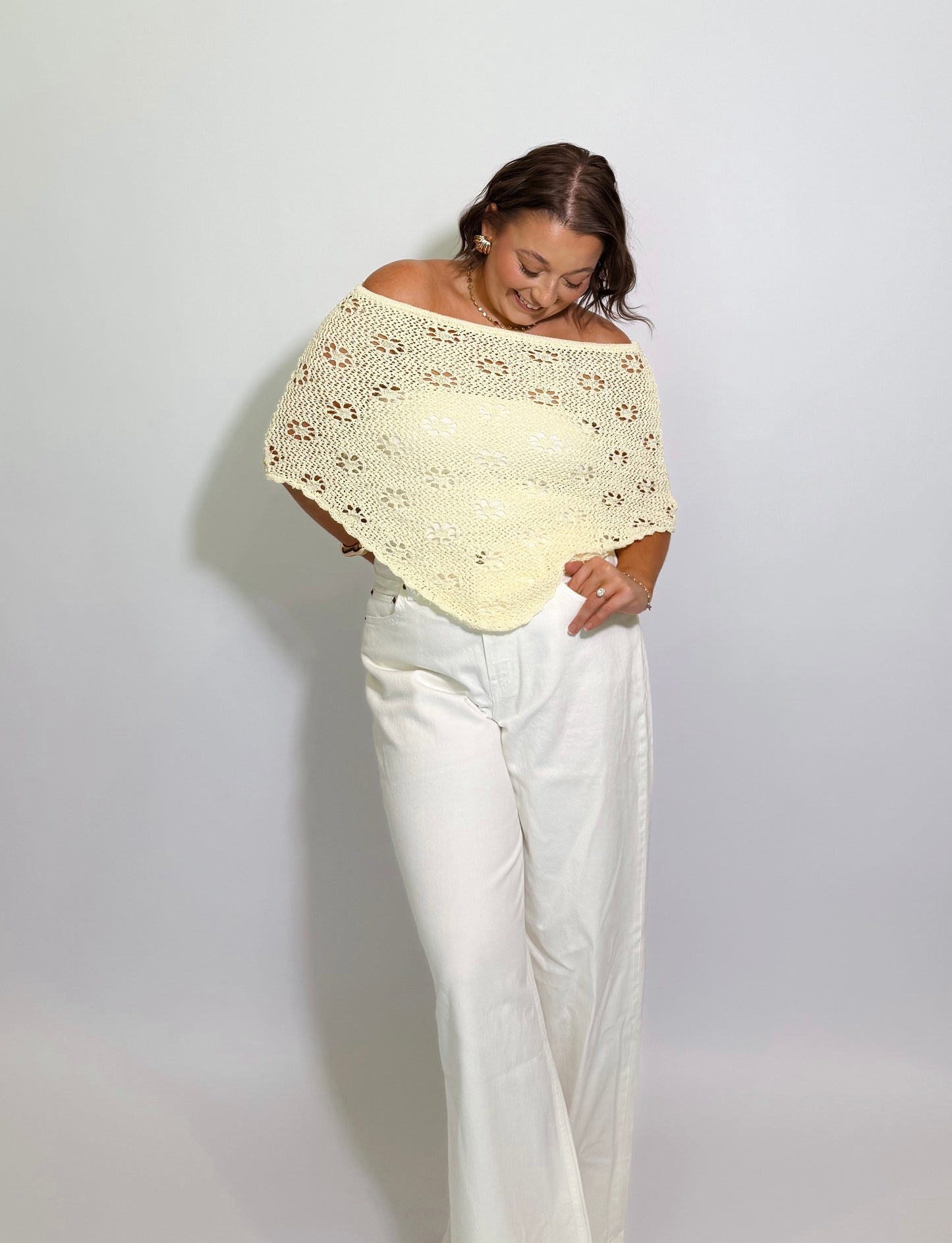 The Sunshine Crochet Poncho