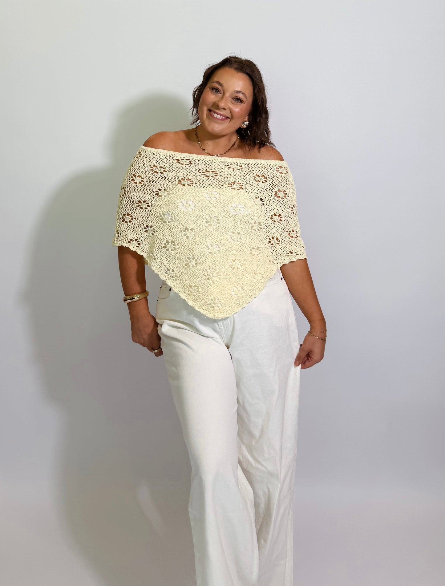 The Sunshine Crochet Poncho