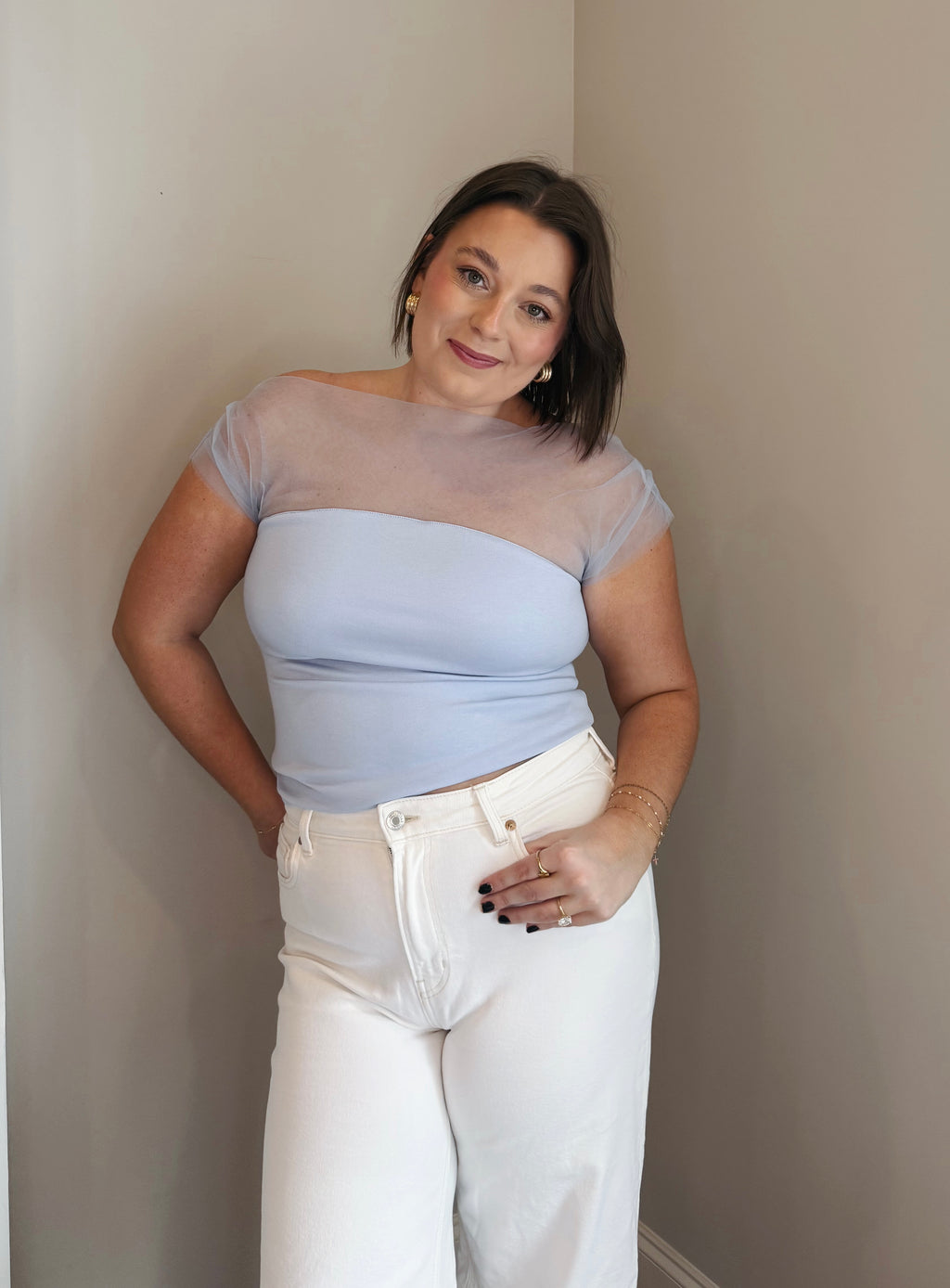 The Something Blue Top