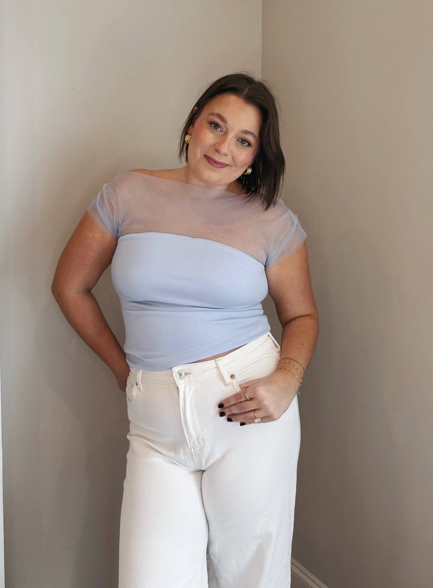 The Something Blue Top