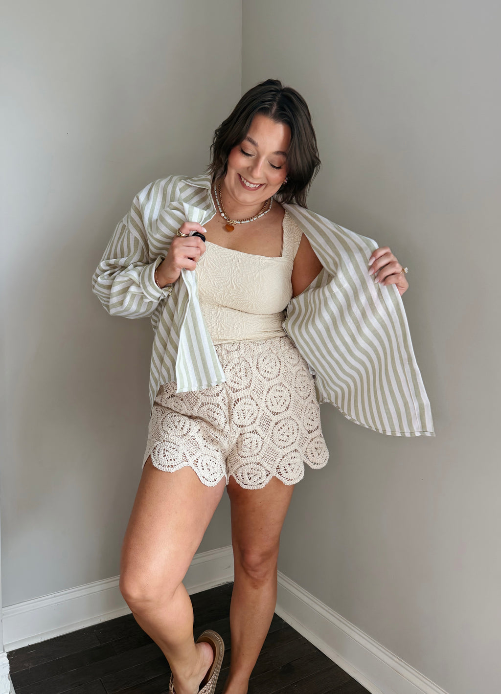 The Tulum Crochet Shorts