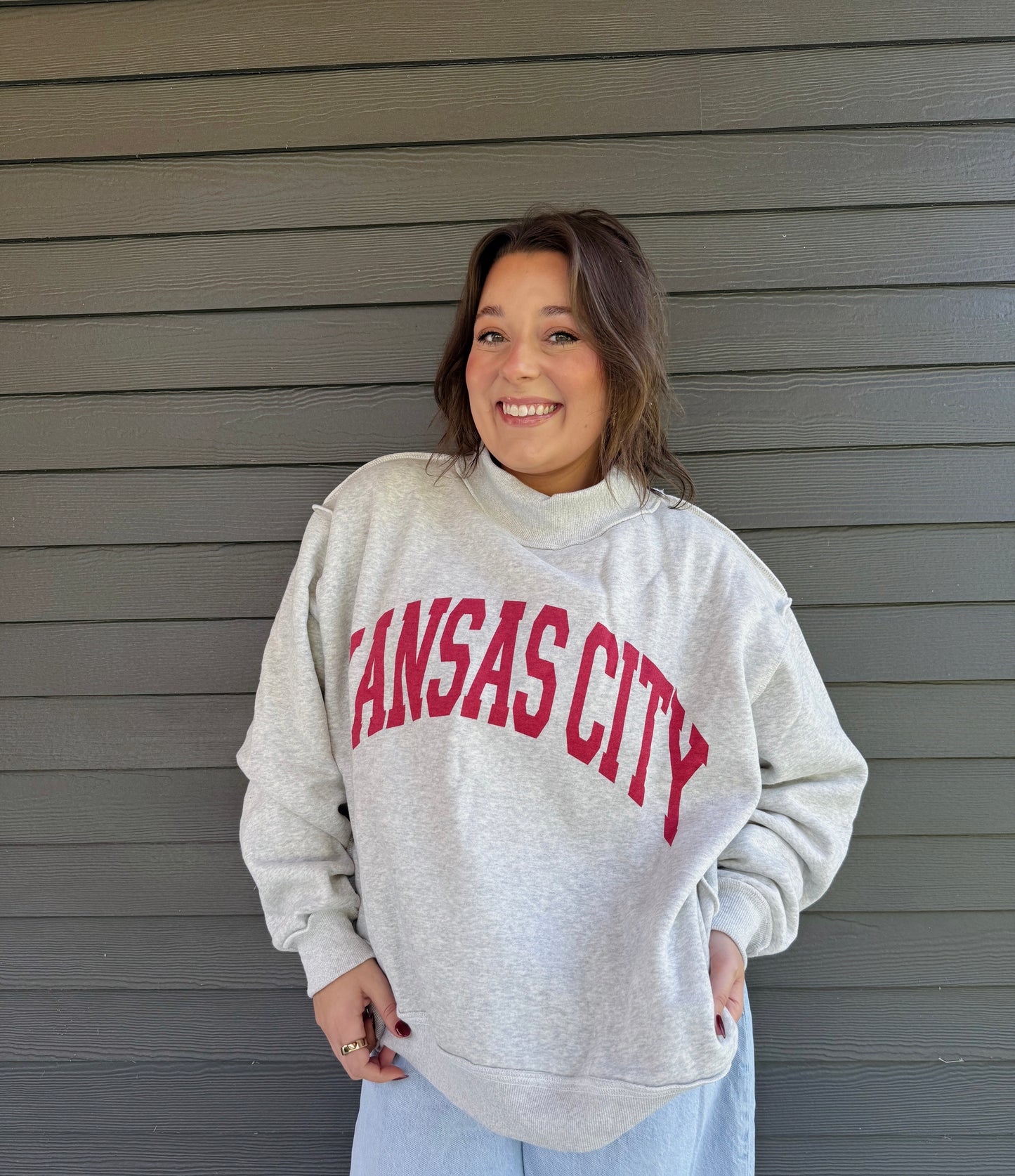 KANSAS CITY Mockneck Sweatshirt