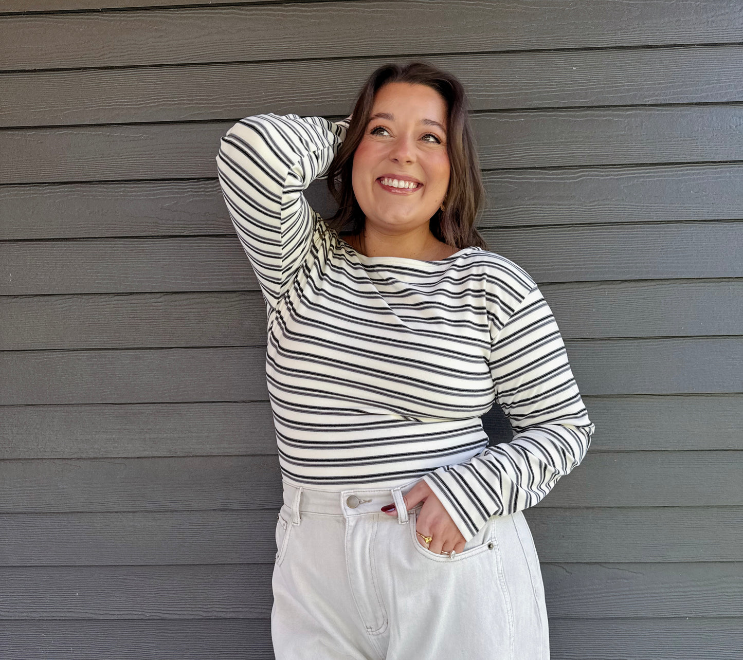 The Sailor Striped Bodysuit