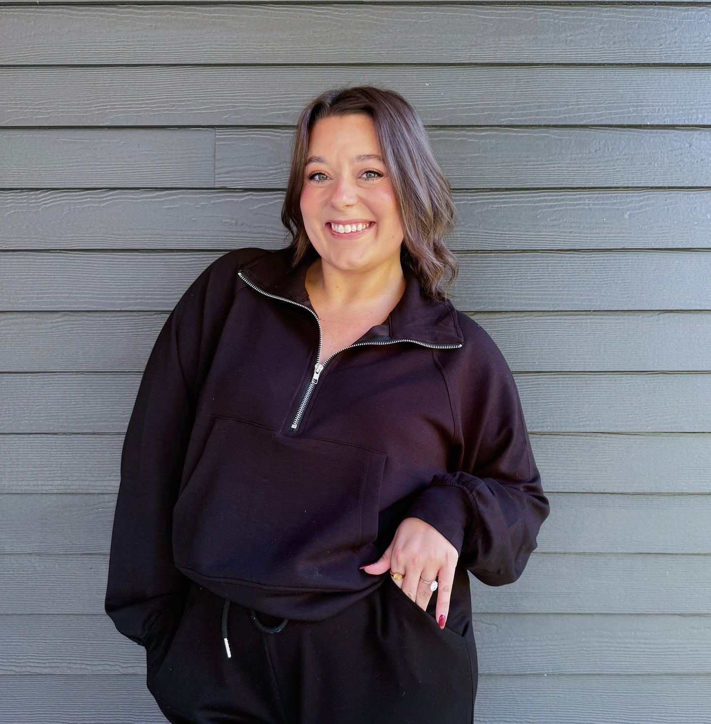 The Hayes Half Zip Sweatshirt